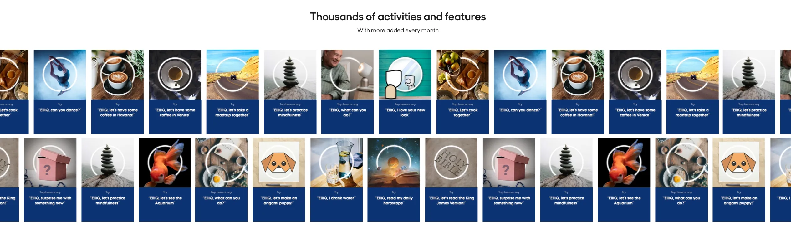 Conversational prompts across daily moments
